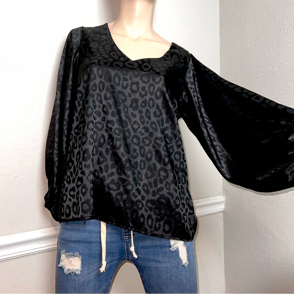 Black Cheetah Dress Shirt